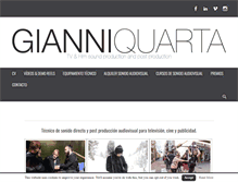 Tablet Screenshot of gianniquarta.com